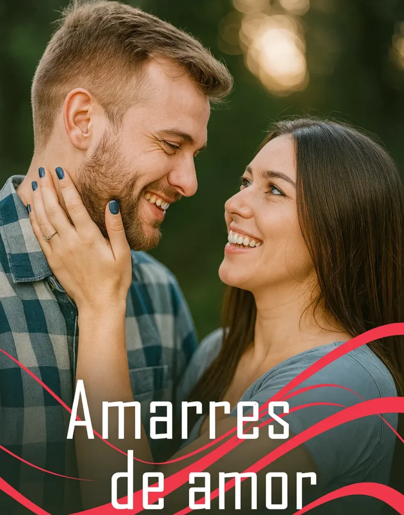 Pareja feliz después de realizar amarres de amor
